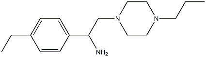 1-(4-ethylphenyl)-2-(4-propylpiperazin-1-yl)ethan-1-amine Structure