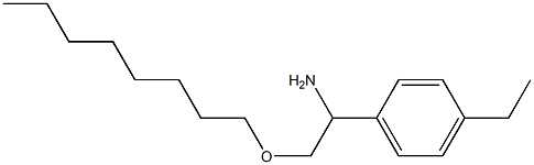 1-(4-ethylphenyl)-2-(octyloxy)ethan-1-amine,,结构式