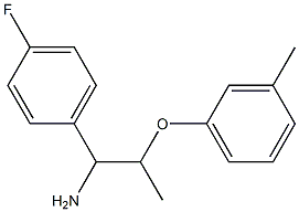 1-(4-fluorophenyl)-2-(3-methylphenoxy)propan-1-amine