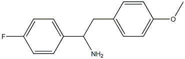 1-(4-fluorophenyl)-2-(4-methoxyphenyl)ethanamine Structure