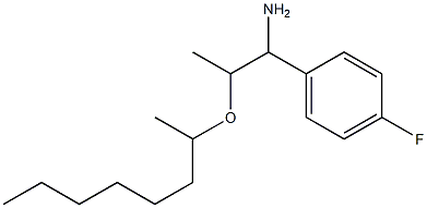 1-(4-fluorophenyl)-2-(octan-2-yloxy)propan-1-amine Structure