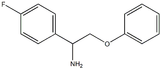 1-(4-fluorophenyl)-2-phenoxyethanamine Struktur