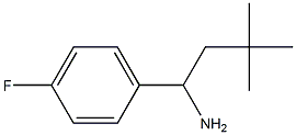 1-(4-fluorophenyl)-3,3-dimethylbutan-1-amine, 1016494-95-3, 结构式