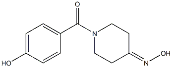 1-(4-hydroxybenzoyl)piperidin-4-one oxime|