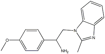  1-(4-methoxyphenyl)-2-(2-methyl-1H-1,3-benzodiazol-1-yl)ethan-1-amine