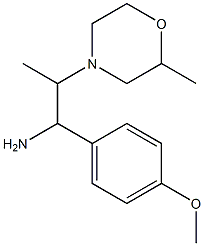 1-(4-methoxyphenyl)-2-(2-methylmorpholin-4-yl)propan-1-amine