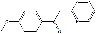 1-(4-methoxyphenyl)-2-(pyridin-2-yl)ethan-1-one Structure