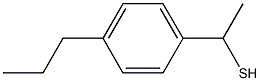 1-(4-propylphenyl)ethane-1-thiol Struktur
