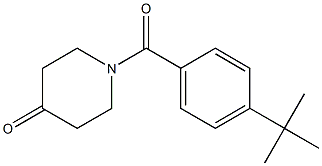 1-(4-tert-butylbenzoyl)piperidin-4-one,,结构式