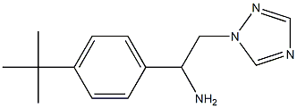 1-(4-tert-butylphenyl)-2-(1H-1,2,4-triazol-1-yl)ethanamine Structure