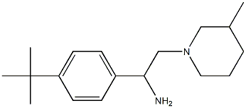 1-(4-tert-butylphenyl)-2-(3-methylpiperidin-1-yl)ethan-1-amine Structure