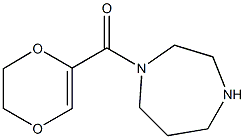 1-(5,6-dihydro-1,4-dioxin-2-ylcarbonyl)-1,4-diazepane Structure