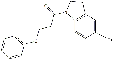 1-(5-amino-2,3-dihydro-1H-indol-1-yl)-3-phenoxypropan-1-one