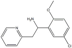 1-(5-chloro-2-methoxyphenyl)-2-(pyridin-2-yl)ethan-1-amine