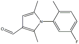 1-(5-fluoro-2-methylphenyl)-2,5-dimethyl-1H-pyrrole-3-carbaldehyde