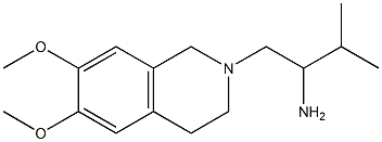 1-(6,7-dimethoxy-1,2,3,4-tetrahydroisoquinolin-2-yl)-3-methylbutan-2-amine|