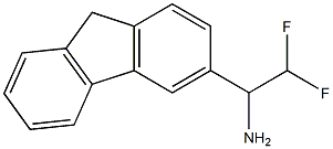1-(9H-fluoren-3-yl)-2,2-difluoroethan-1-amine,,结构式
