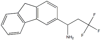 1-(9H-fluoren-3-yl)-3,3,3-trifluoropropan-1-amine,,结构式