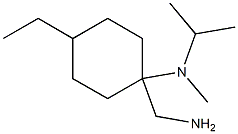 1-(aminomethyl)-4-ethyl-N-methyl-N-(propan-2-yl)cyclohexan-1-amine Structure