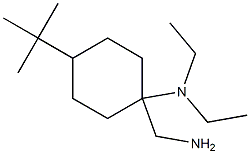 1-(aminomethyl)-4-tert-butyl-N,N-diethylcyclohexan-1-amine 化学構造式