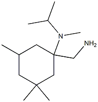 1-(aminomethyl)-N,3,3,5-tetramethyl-N-(propan-2-yl)cyclohexan-1-amine Structure