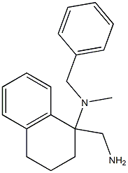 1-(aminomethyl)-N-benzyl-N-methyl-1,2,3,4-tetrahydronaphthalen-1-amine,,结构式