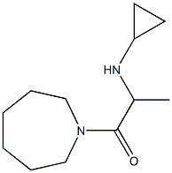 1-(azepan-1-yl)-2-(cyclopropylamino)propan-1-one 化学構造式