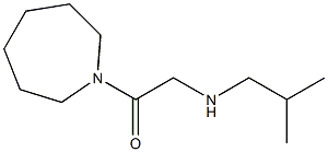 1-(azepan-1-yl)-2-[(2-methylpropyl)amino]ethan-1-one Struktur