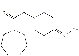 1-(azepan-1-yl)-2-[4-(hydroxyimino)piperidin-1-yl]propan-1-one Structure