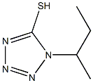 1-(butan-2-yl)-1H-1,2,3,4-tetrazole-5-thiol,,结构式