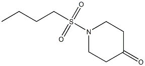 1-(butylsulfonyl)piperidin-4-one,,结构式