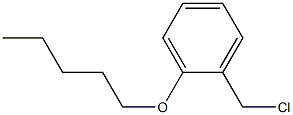 1-(chloromethyl)-2-(pentyloxy)benzene 化学構造式
