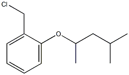 1-(chloromethyl)-2-[(4-methylpentan-2-yl)oxy]benzene,,结构式
