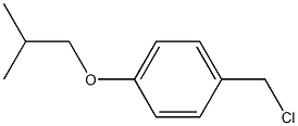 1-(chloromethyl)-4-(2-methylpropoxy)benzene,,结构式