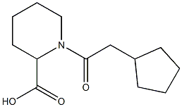  1-(cyclopentylacetyl)piperidine-2-carboxylic acid