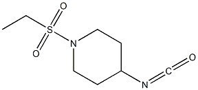 1-(ethylsulfonyl)-4-isocyanatopiperidine Structure