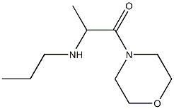 1-(morpholin-4-yl)-2-(propylamino)propan-1-one 结构式