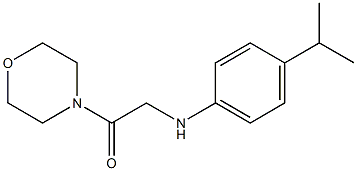 1-(morpholin-4-yl)-2-{[4-(propan-2-yl)phenyl]amino}ethan-1-one