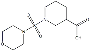 1-(morpholine-4-sulfonyl)piperidine-3-carboxylic acid|