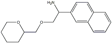 1-(naphthalen-2-yl)-2-(oxan-2-ylmethoxy)ethan-1-amine Structure