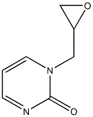 1-(oxiran-2-ylmethyl)pyrimidin-2(1H)-one Struktur