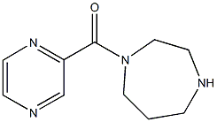 1-(pyrazin-2-ylcarbonyl)-1,4-diazepane 化学構造式