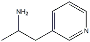 1-(pyridin-3-yl)propan-2-amine 结构式