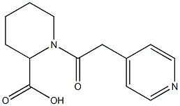 1-(pyridin-4-ylacetyl)piperidine-2-carboxylic acid