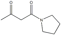 1-(pyrrolidin-1-yl)butane-1,3-dione Struktur