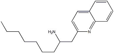 1-(quinolin-2-yl)nonan-2-amine,,结构式