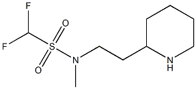 1,1-difluoro-N-methyl-N-[2-(piperidin-2-yl)ethyl]methanesulfonamide