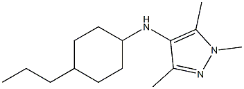 1,3,5-trimethyl-N-(4-propylcyclohexyl)-1H-pyrazol-4-amine