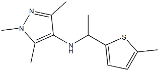 1,3,5-trimethyl-N-[1-(5-methylthiophen-2-yl)ethyl]-1H-pyrazol-4-amine