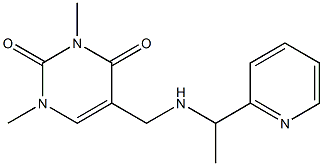 1,3-dimethyl-5-({[1-(pyridin-2-yl)ethyl]amino}methyl)-1,2,3,4-tetrahydropyrimidine-2,4-dione